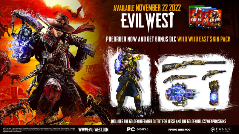 Evil West Releases New Gameplay Overview Trailer & Launches Nov 22